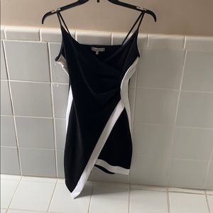 Black and white dress